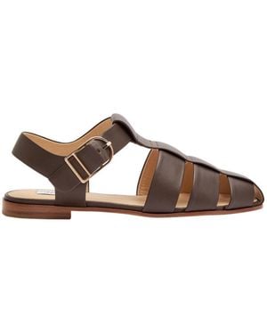 Gabriela Hearst Leather Sandals - Brown