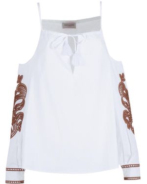 Ermanno Scervino Long-Sleeved T-Shirt - White