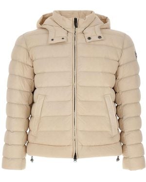 Colmar Long-Sleeved Quilted Down Jacket - Natural