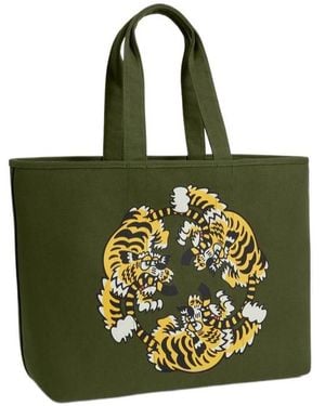 KENZO Verdy Market Reversible Large Tote Bag - Green