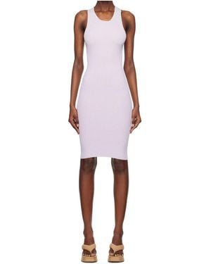 REMAIN Birger Long Dress With A Neckline That Hangs Around The Throat - Red