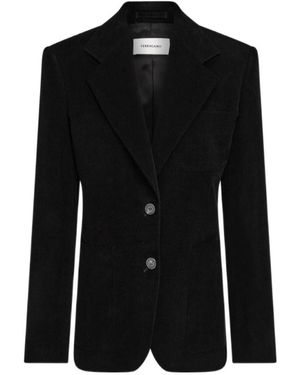 Ferragamo Corduroy Blazer - Black