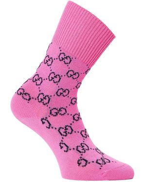 Gucci Soft Temperament Socks - Pink