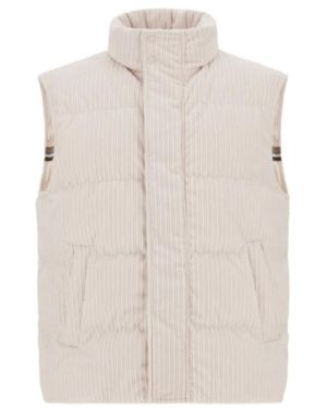 Herno Corduroy Vest - White