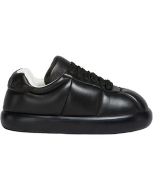 Marni Tie Low Upper Board Shoes - Black