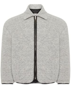 JW Anderson Cotton Collared Jacket - Grey