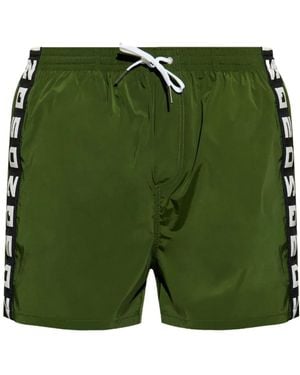 DSquared² Drawstring Swimming Trunks - Green