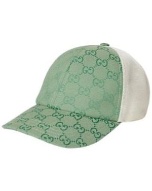 Gucci Original Gg Canvas Baseball Hat - Green