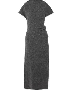 Proenza Schouler Abie Boiled Knitted Maxi Dress - Black