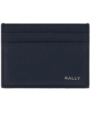 Bally Logo Card Bag - Blue