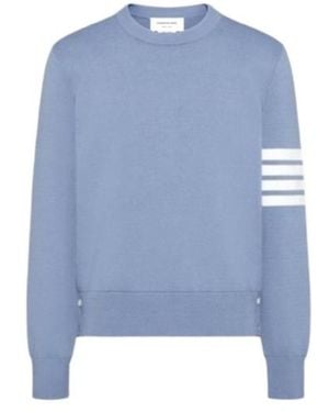 Thom Browne Crew-Neck Sweater - Blue