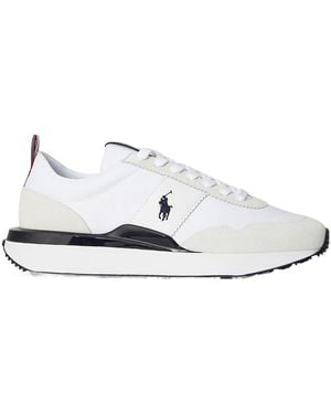 Polo Ralph Lauren Color-Blocked Trainers - White