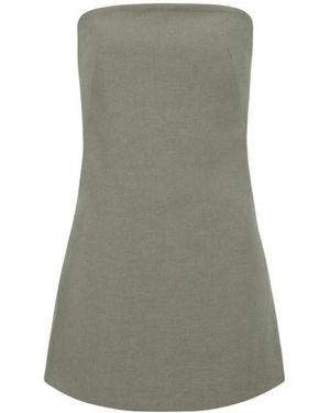 St. Agni Column Tunic Top - Green