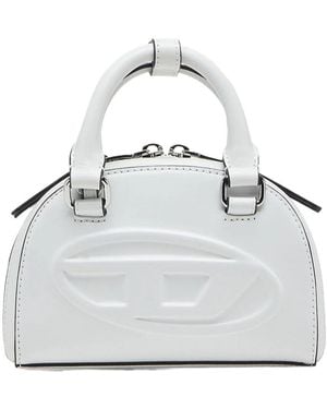 DIESEL 1Dr Dome Mini Crossbody Bag - White