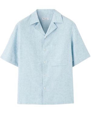 Loro Piana Short-Sleeved Shirt - Blue
