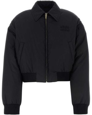 Miu Miu Zipped Down Jacket - Blue