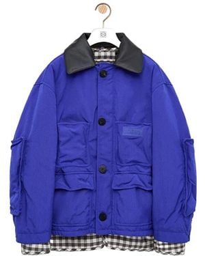 Loewe Layered Padded Jacket - Blue