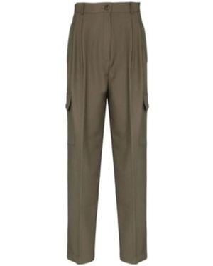 Frankie Shop Maesa Wide-Leg Cargo Pants - Green