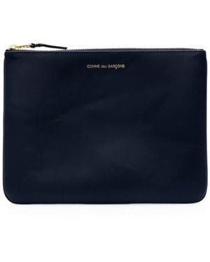 COMME DES GARÇONS PLAY Zipper Wallet - Blue