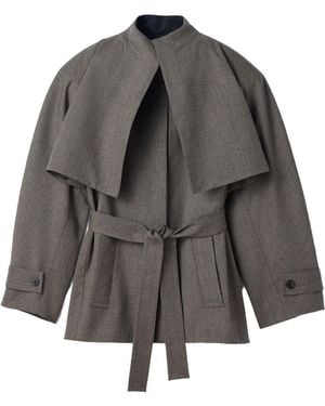 Jacquemus The Boléro Peacoat - Gray