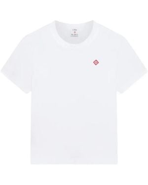 CASABLANCA Logo-Detail T-Shirt - White