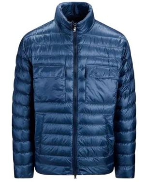 Herno Long-Sleeved Down Jacket - Blue