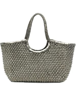 Dragon Diffusion Double-Handle Handbag - Gray