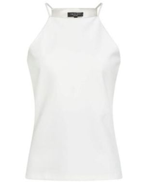 Rag & Bone Sleeveless Knitted Top - White