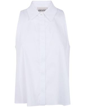 Semicouture Sleeveless Shirt - White