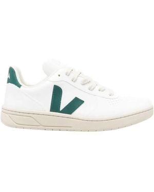 Veja V-10 Low-Top Sneakers - Blue