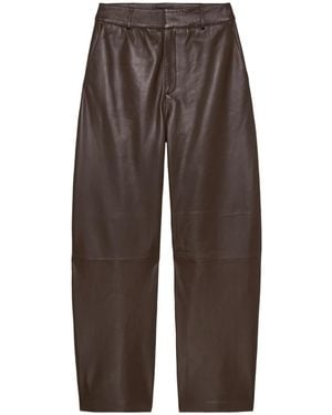 Arma Charlotte Leather Pants - Brown