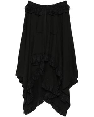 Ann Demeulemeester Asymmetrical Skirt - Black