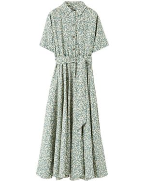 Loro Piana Printed Dress - Green
