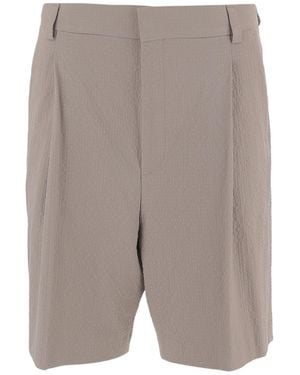 BOSS Shorts With Belt Loops - Grey