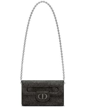 Dior Medium Double Shoulder Bag - White