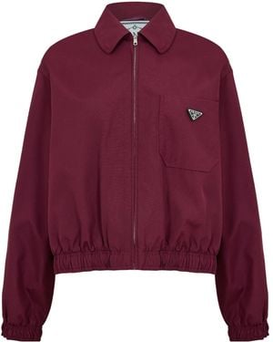 Prada Casual Versatile Jacket - Purple