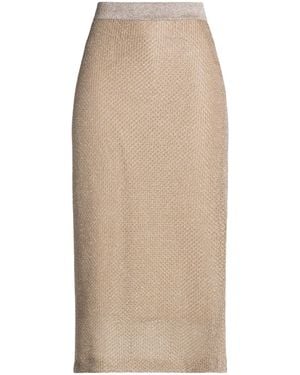Tory Burch High Waist A-Line Skirt - Natural