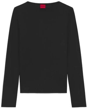 BOSS Long-Sleeved T-Shirt - Black