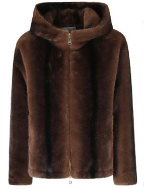 ERMANNO FIRENZE Long-Sleeve Jacket - Brown