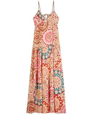 Ba&sh Lamia Graphic-Print Dress - White