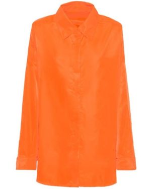Frankie Shop Perla Oversized Shirt - Orange