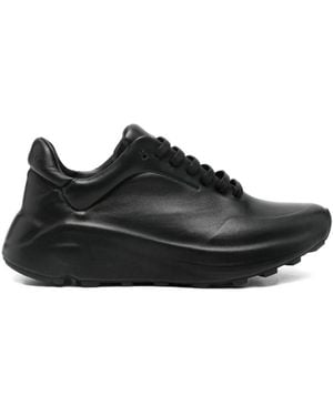 Roberto Del Carlo Leather Sneakers - Black