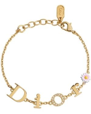 Dior Mini Daisy Bracelet - Metallic