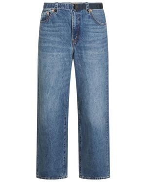 Sacai Belt-Loop Jeans - Blue