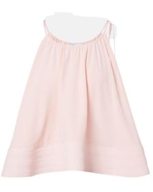 Stella McCartney Silk Crop Top - Pink