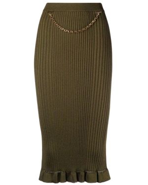 Givenchy Chain-Link Detail Skirt - Green