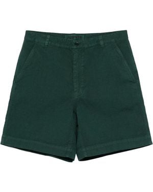 Aspesi Logo Casual Shorts - Green