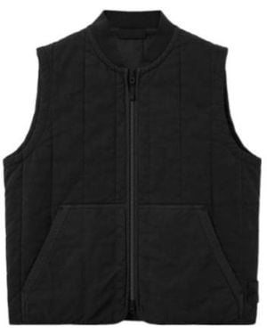 Stone Island Padded Zip-Up Gilet - Black