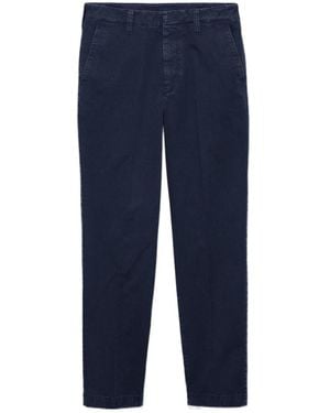 Prada Garment-Dyed Cotton Pants - Blue