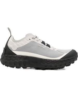 Norda Round Toe Logo Trainers - White